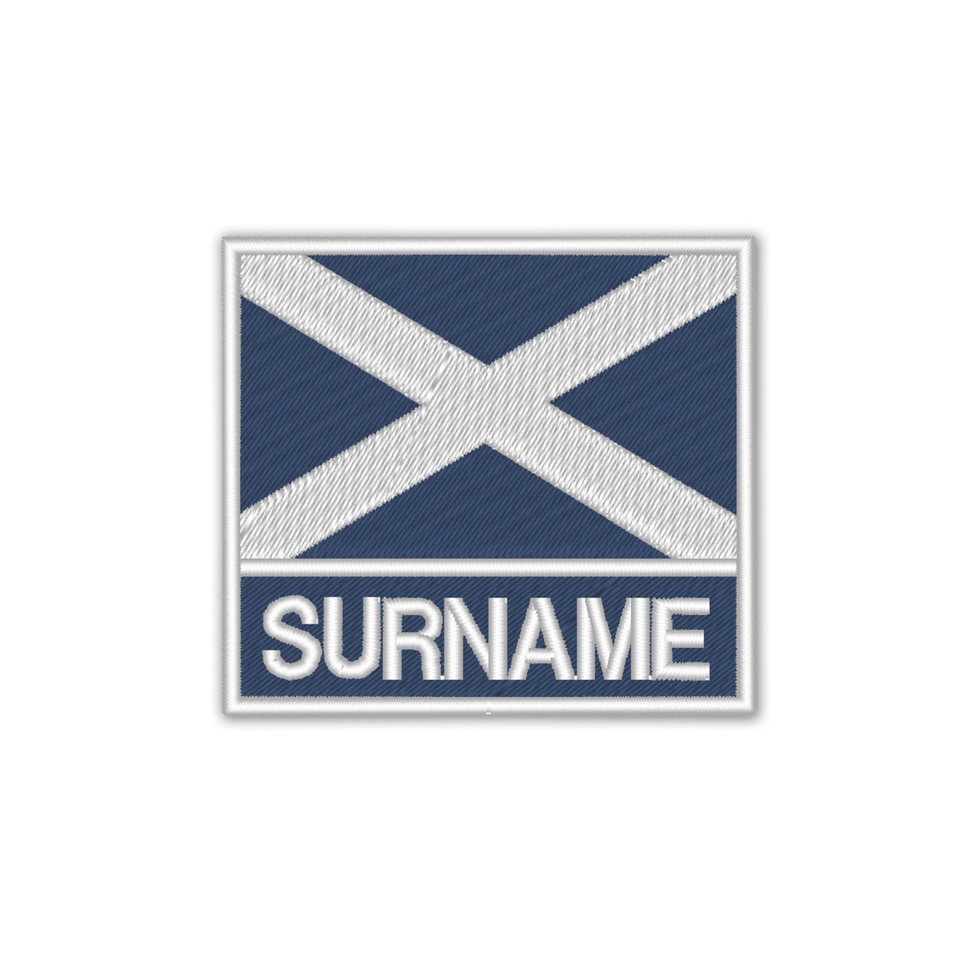 Personalised Scotland Flag Patch