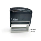 Self-inking address stamp, Floman ECO-13, dimensions 60x22mm for custom address labeling.