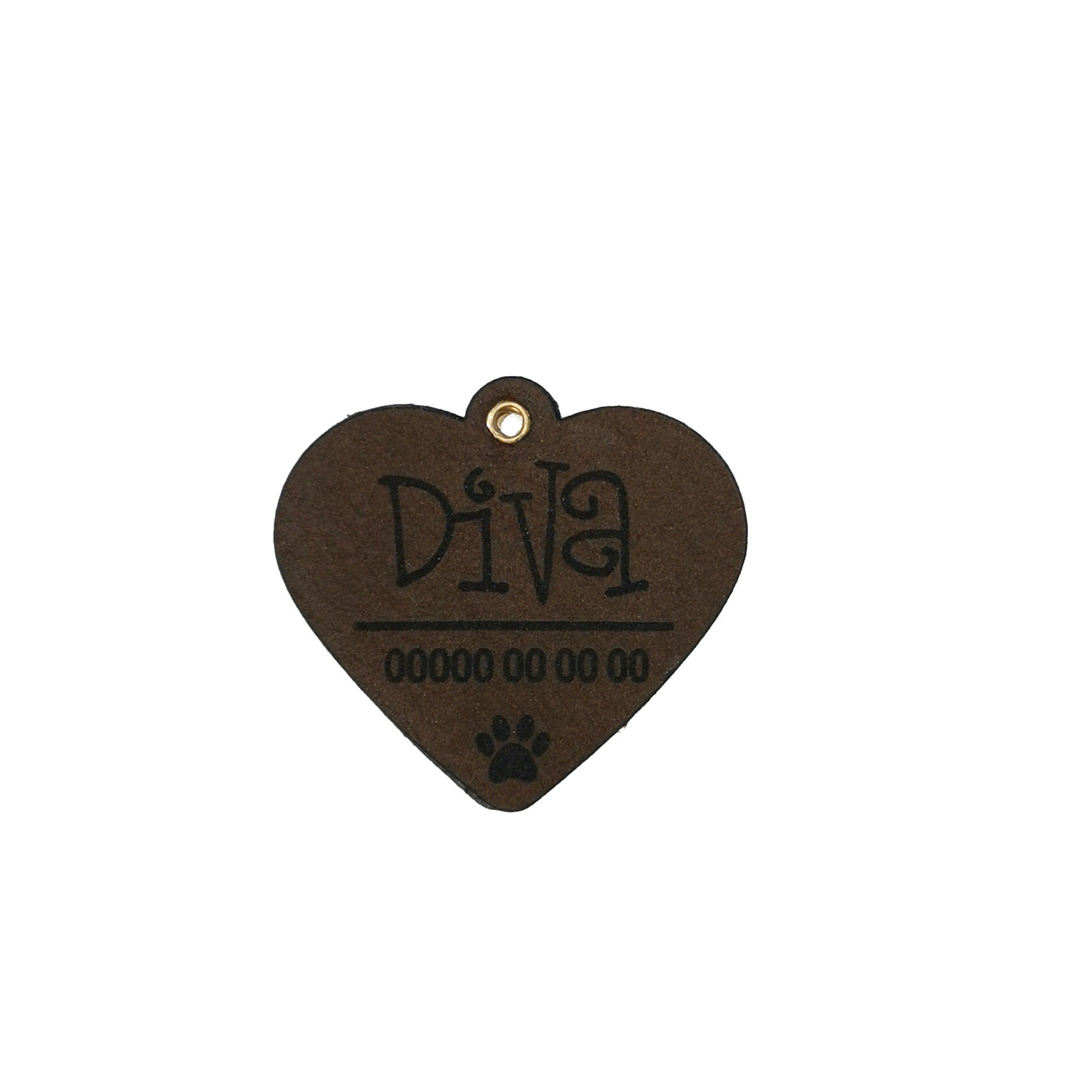 Custom Leather Dog Name Tag