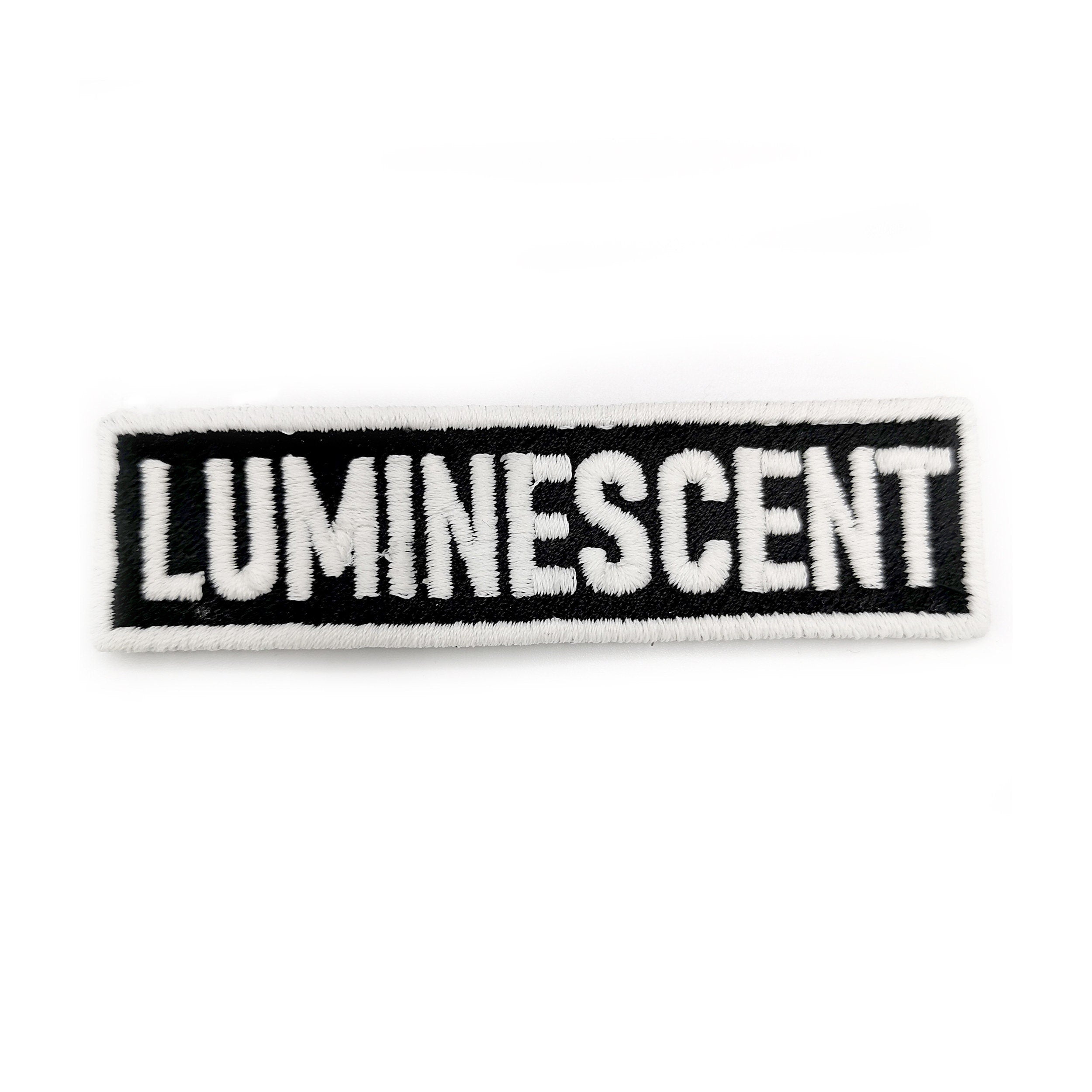 Luminescent Thread Custom Name Embroidered patch