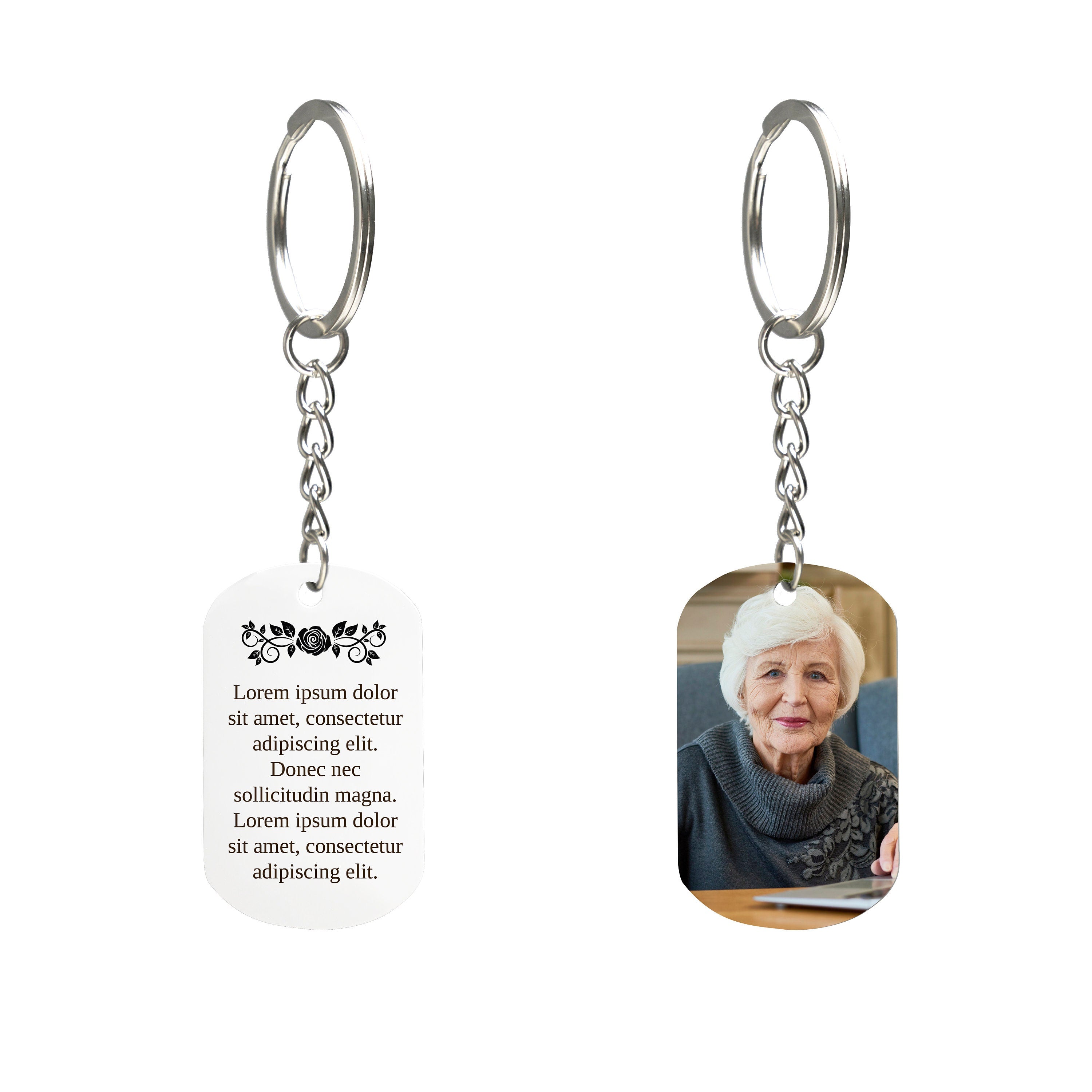 Custom Photo Keyring