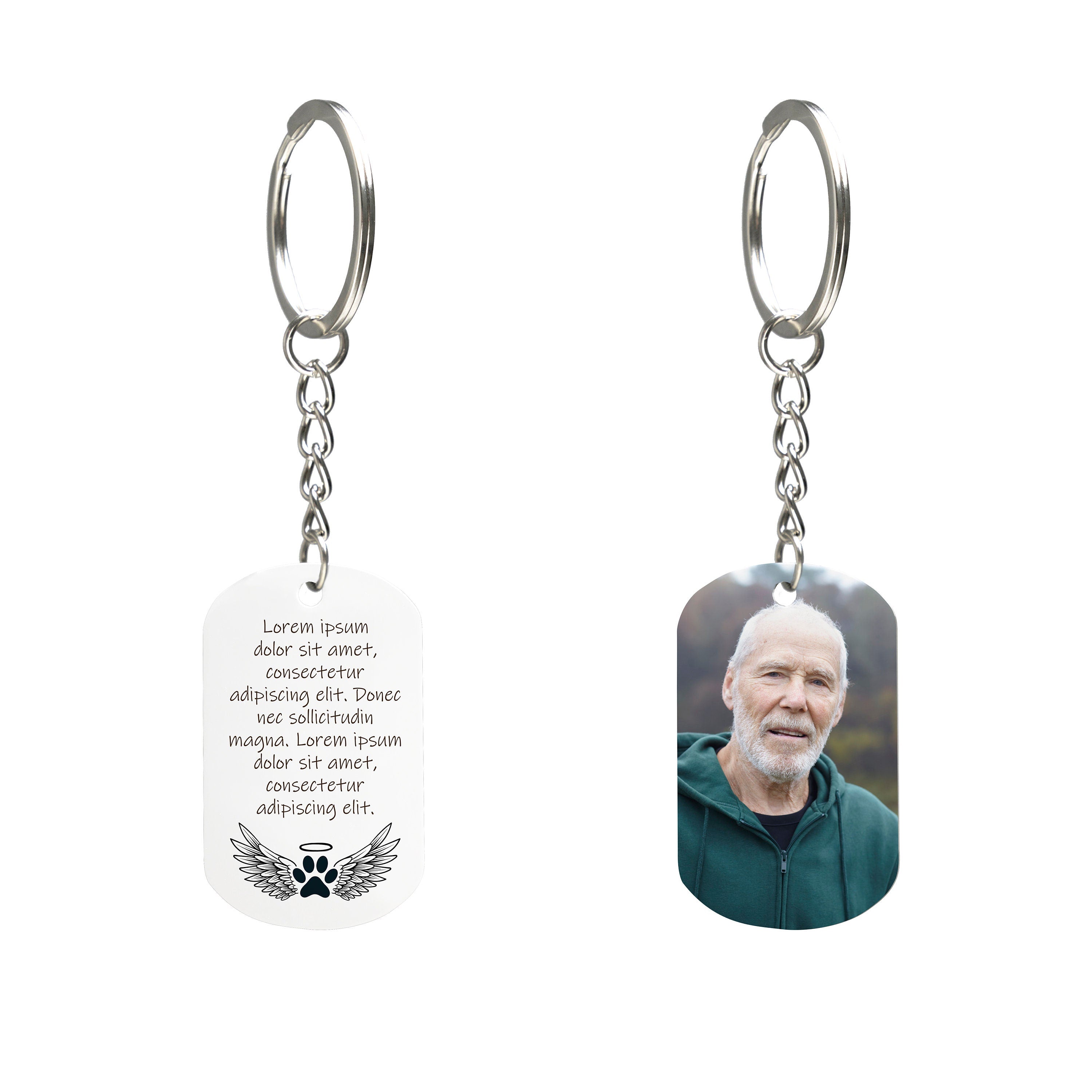 Custom Photo Keyring