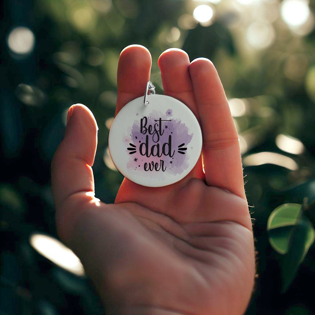 Personalised Round Photo Keyring