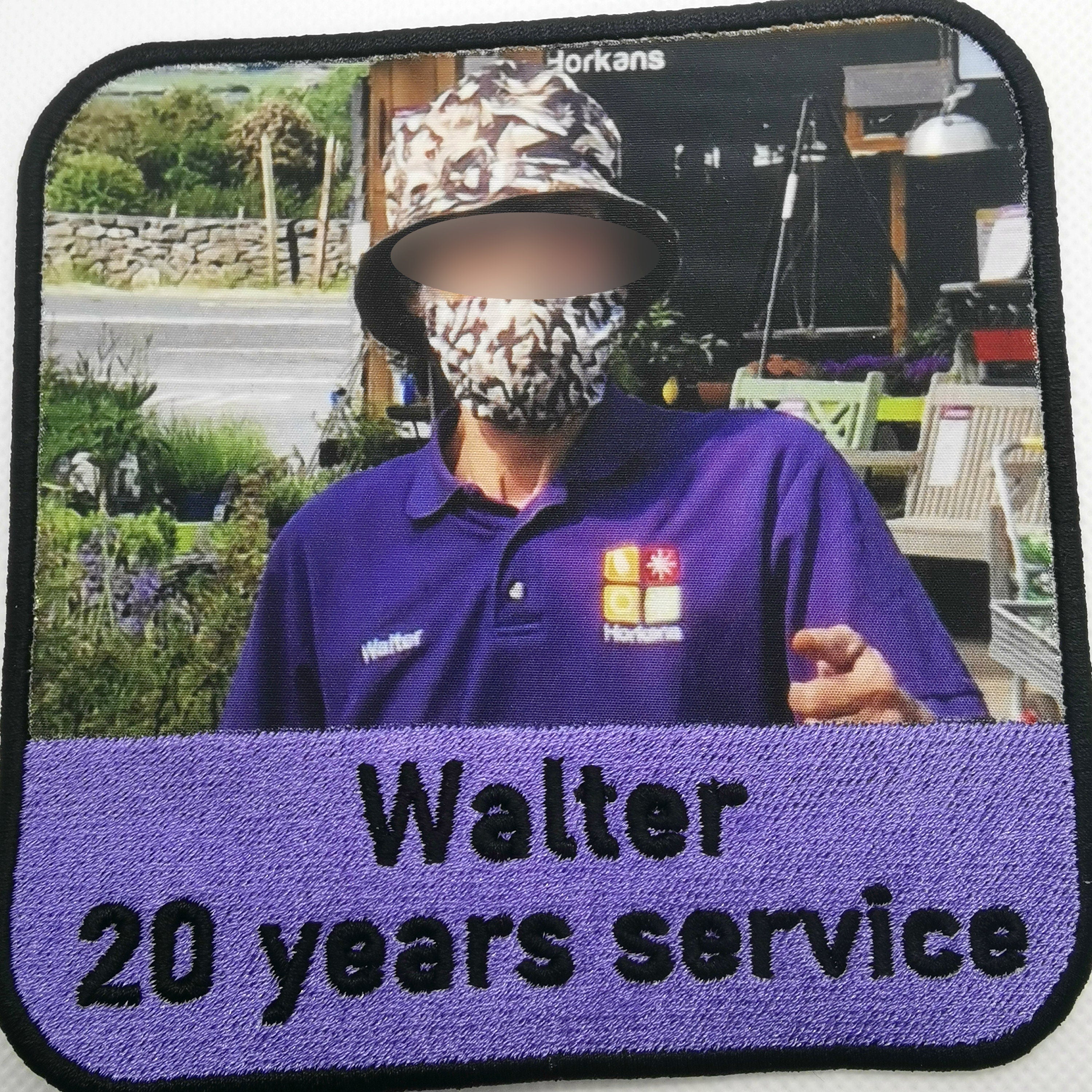 Your Photo, printed and embroidery patch