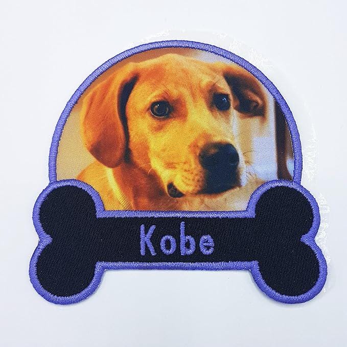 Dog Photo Embroidered Patch
