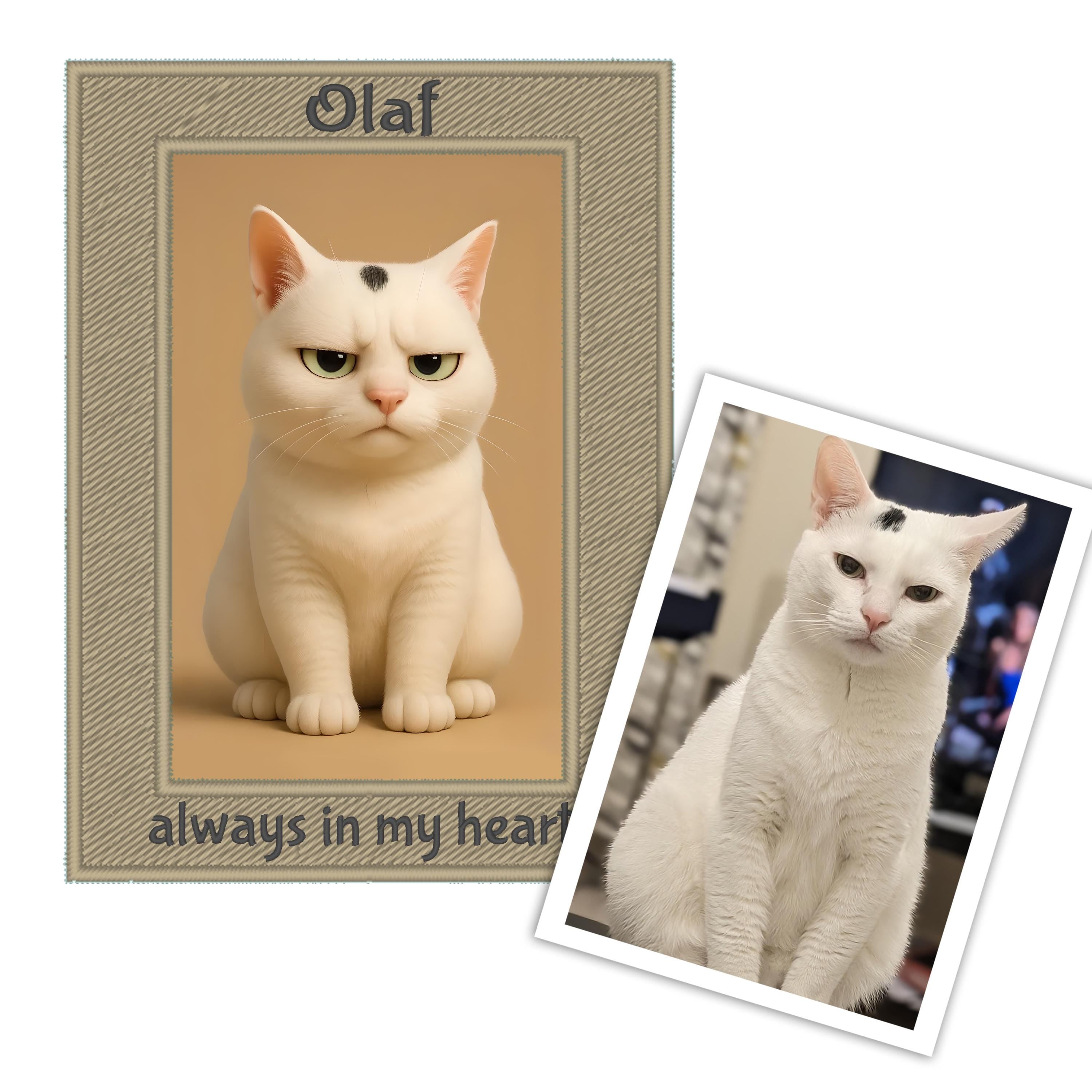 Custom Pet Portrait Patch