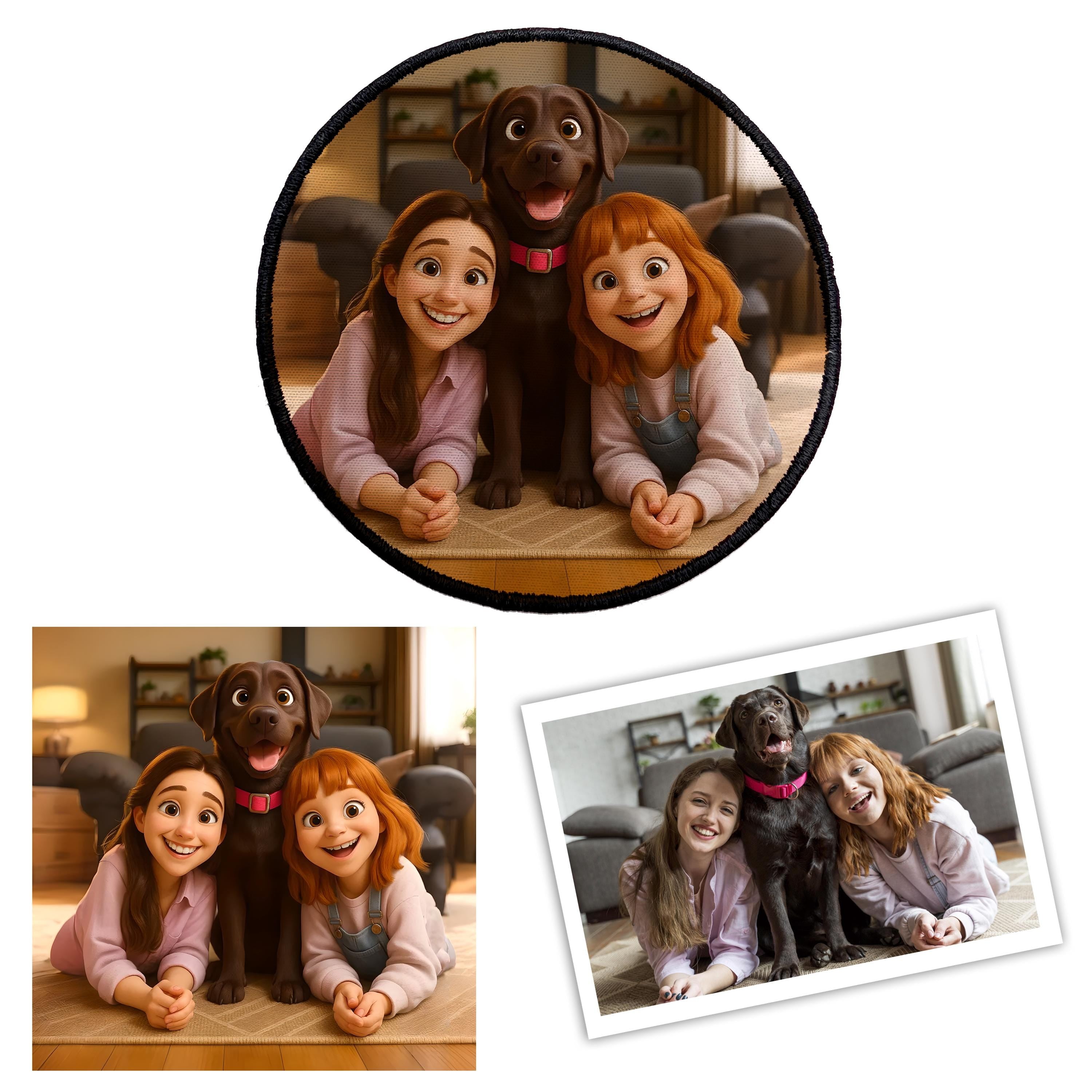 3D Cartoon Photo Patch