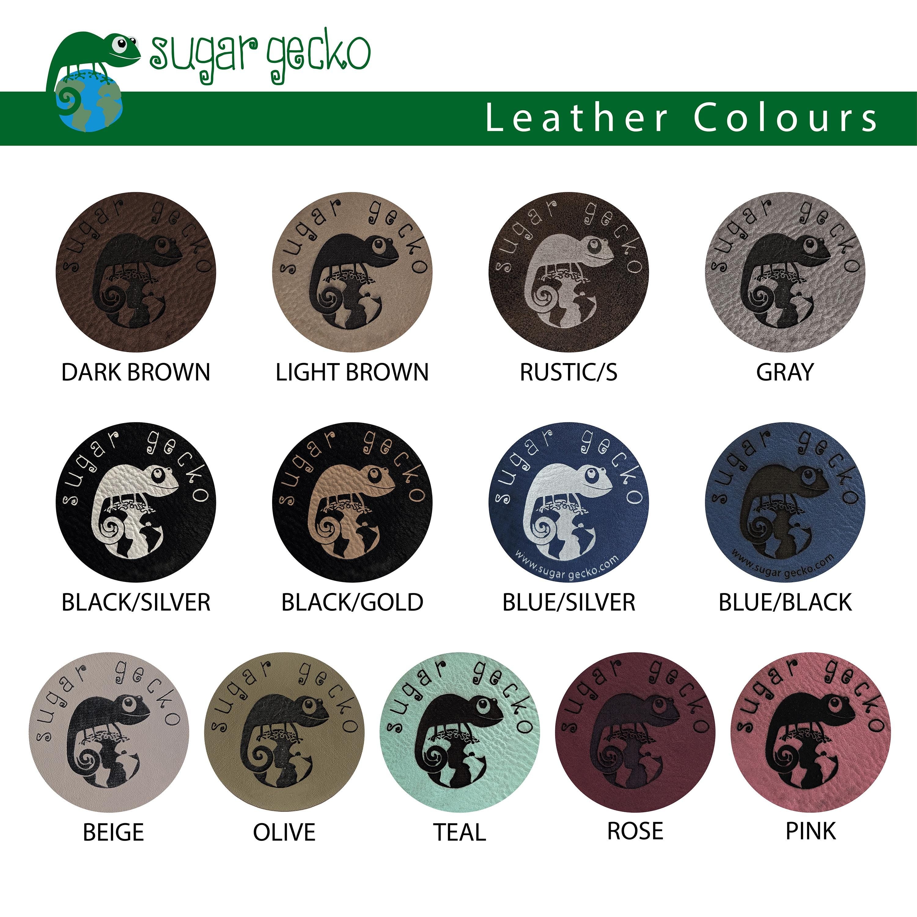 Custom Engraved Leather Patches,