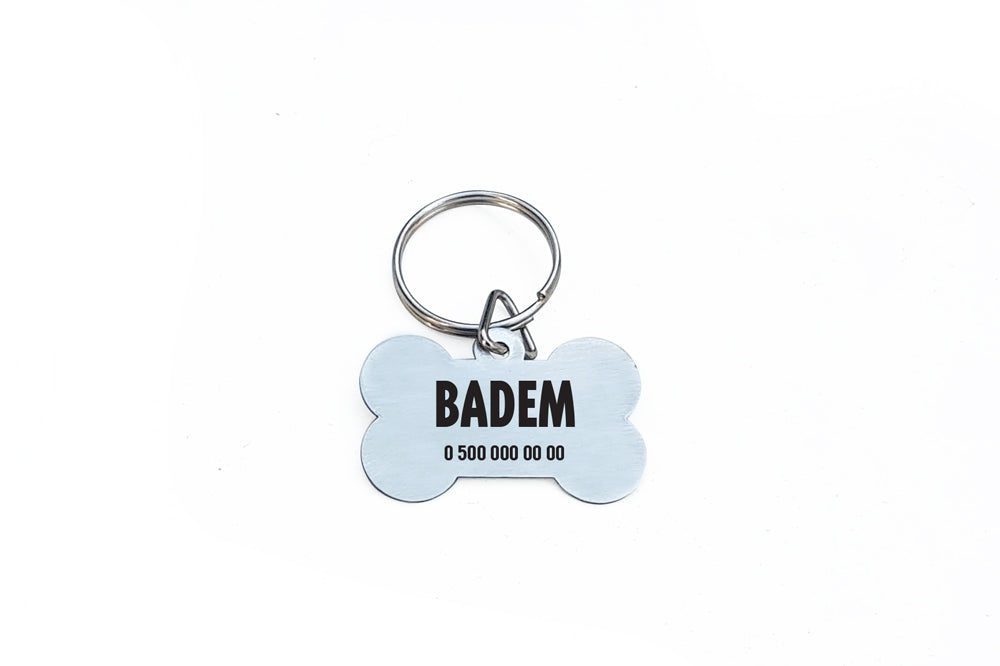 Personalised Stainless Steel Dog and Cat ID Tag - Sugar Gecko