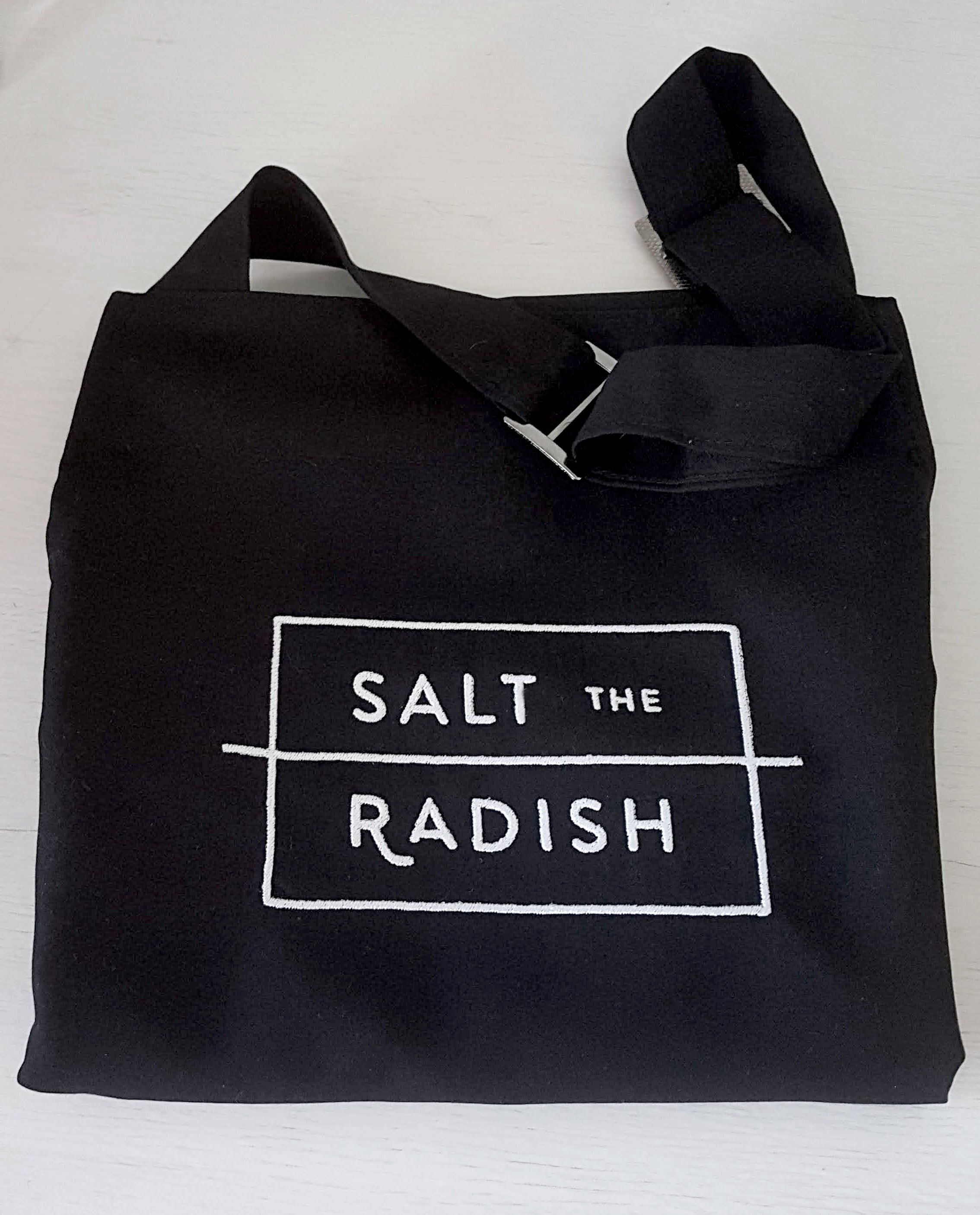 Embroidered Personalised Apron, your logo, fonts or your text - Sugar Gecko