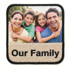Personalised family photo patch example - Our Family