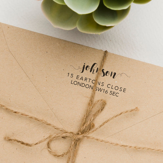 Address Stamp, Custom Address Stamp, Custom Stamp, Return Address Stamp, Wedding Stamp c07