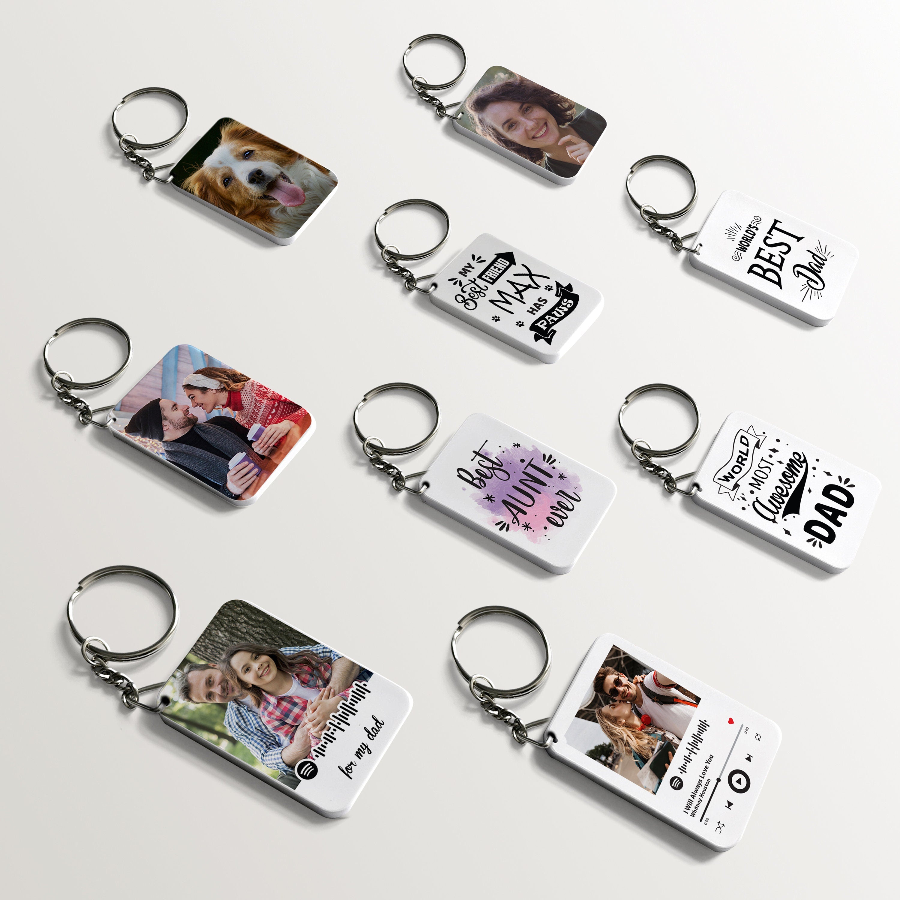 Personalized Photo Keyring