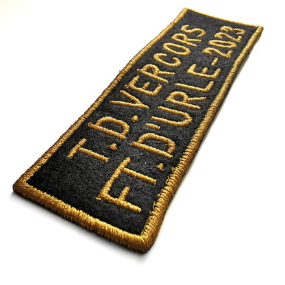 Custom Name Personalised Name Tag Patch,  Embroidered Iron-on, Sew-on, Hook and Loop, Applique for Vest Jacket Clothing Backpack, Uniform