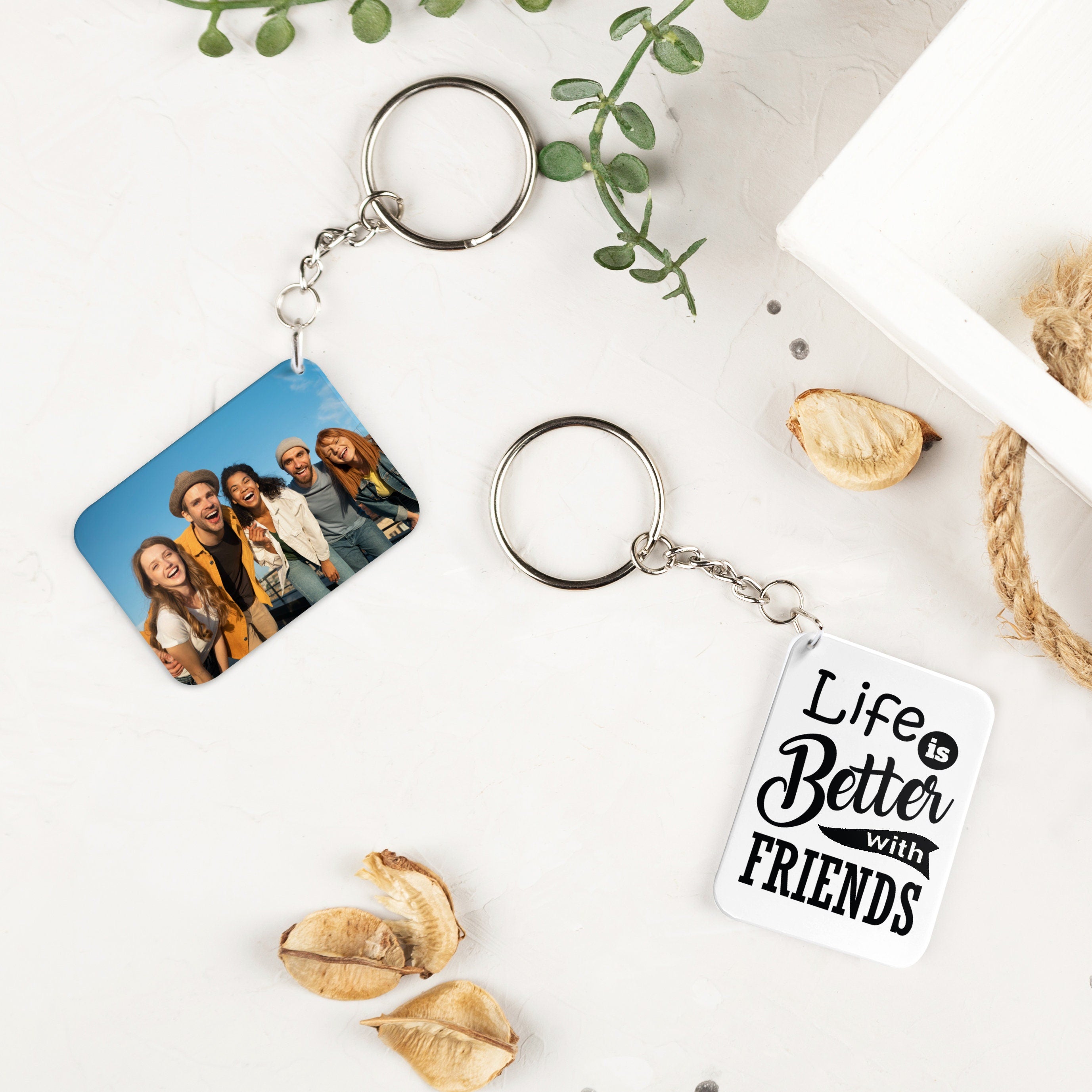 Personalized Photo Keyring