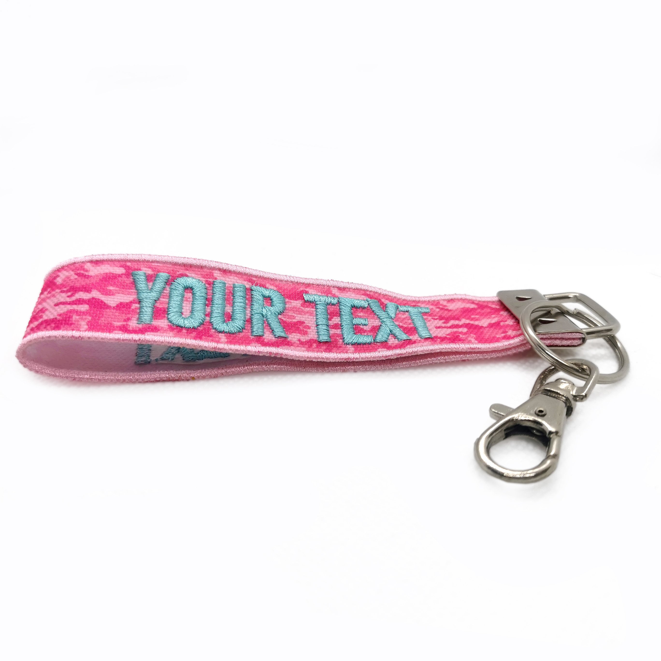 embroidered fabric loop Keyring
