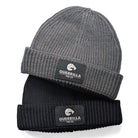 Custom Beanie with Leather Patch