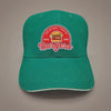 Custom logo patch cap product video showing the printed patch in premium studio light