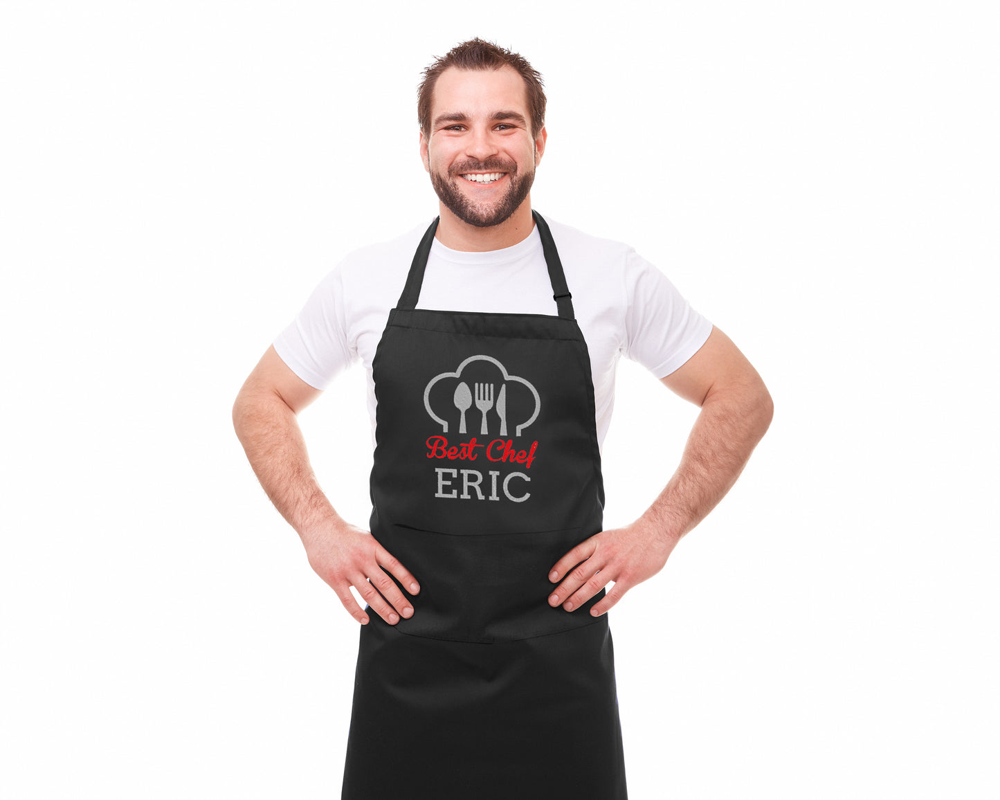 Best Chef Embroidered Personalised Apron - Sugar Gecko