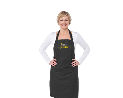 Chef Apron, Embroidered Personalised Apron - Sugar Gecko