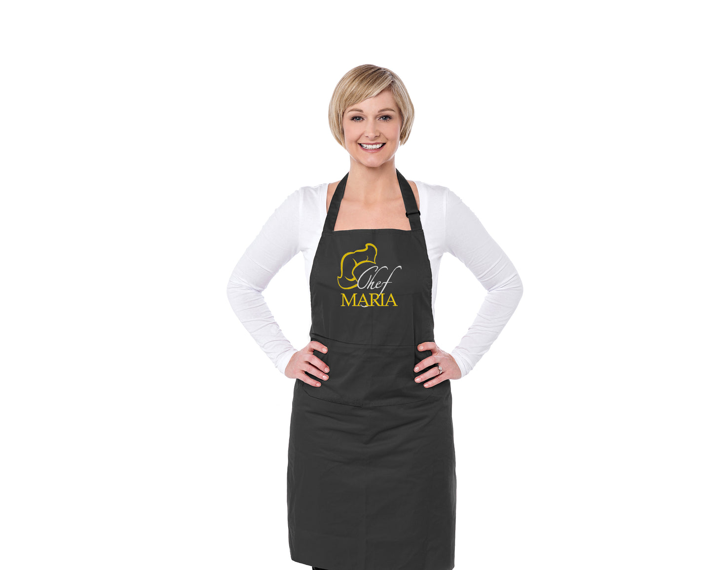 Chef Embroidered Personalised Apron y - Sugar Gecko