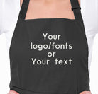 Embroidered Personalised Apron, your logo, fonts or your text - Sugar Gecko
