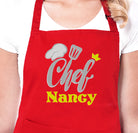 Chef Embroidered Apron, Personalised Apron - Sugar Gecko