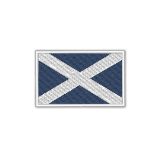 Embroidered flag patch, Scotland Flag, iron on patch - Sugar Gecko