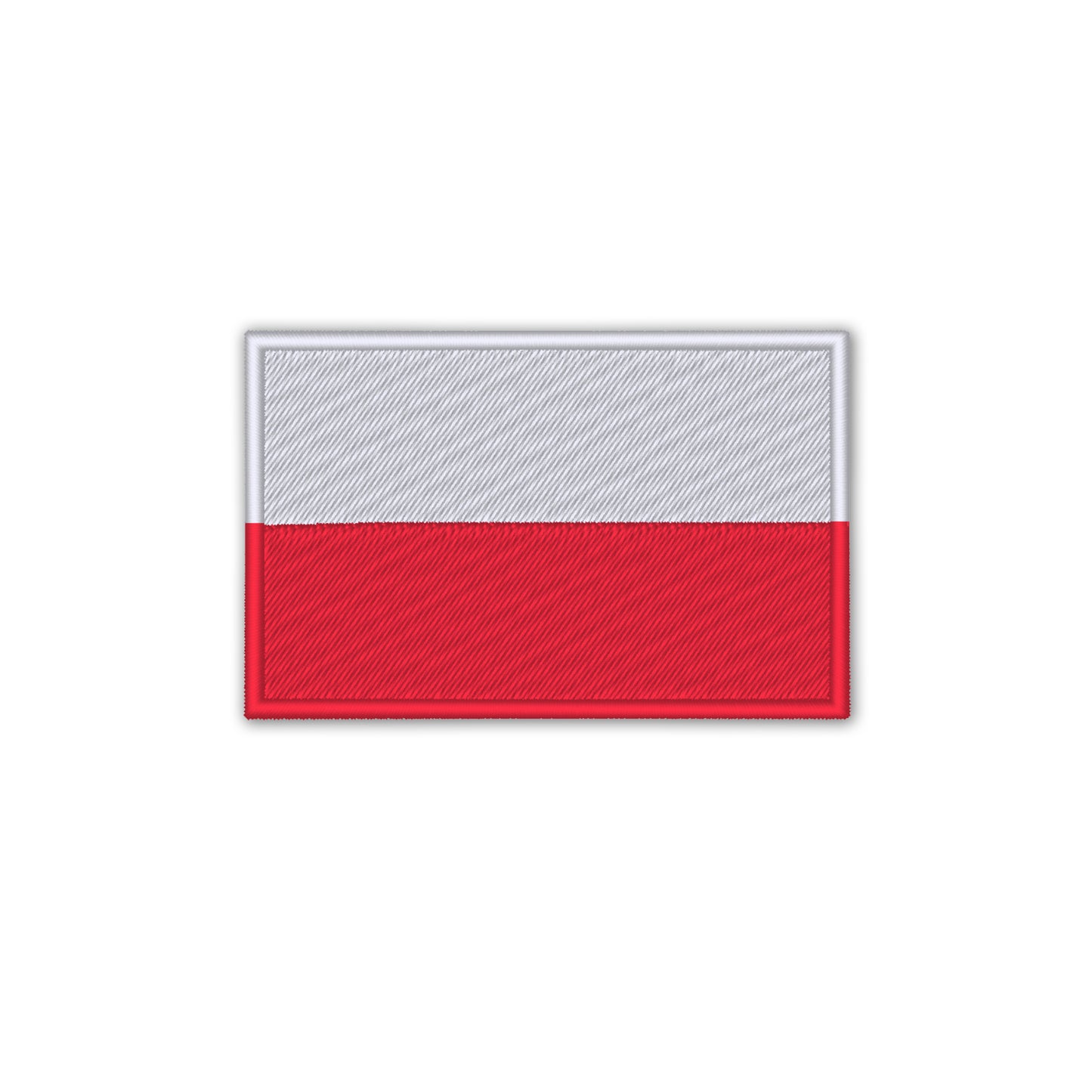 Embroidered flag patch, Poland Flag, iron on patch - Sugar Gecko