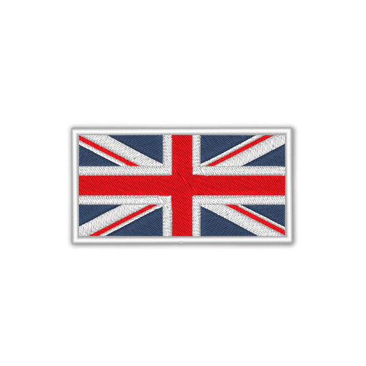 Embroidered flag patch, United Kingdom Flag, iron on patch - Sugar Gecko