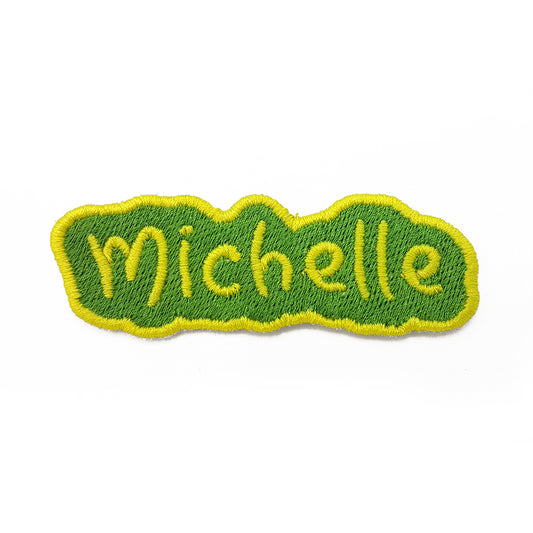 Personalised Embroidered name patch, embroidery name patch - Sugar Gecko