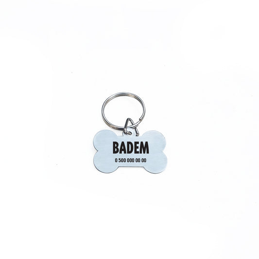 Personalised Stainless Steel Dog and Cat ID Tag - Sugar Gecko